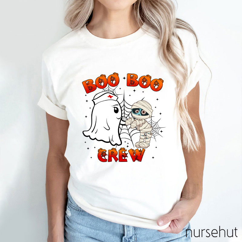 Boo Boo Crew Ghost Nurse T-Shirt