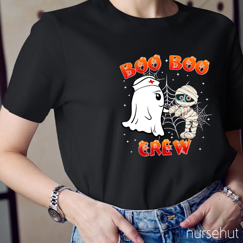 Boo Boo Crew Ghost Nurse T-Shirt