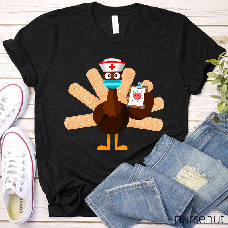 Here Are Your Medical Records  Turkey Nurse T-Shirt