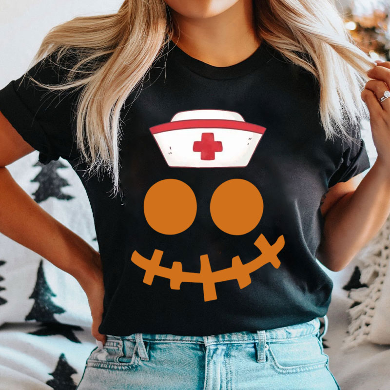 Personalized Halloween Nurse T-Shirt