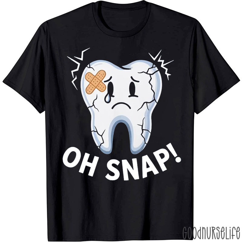 Oh Snap Injured Tooth T-shirt