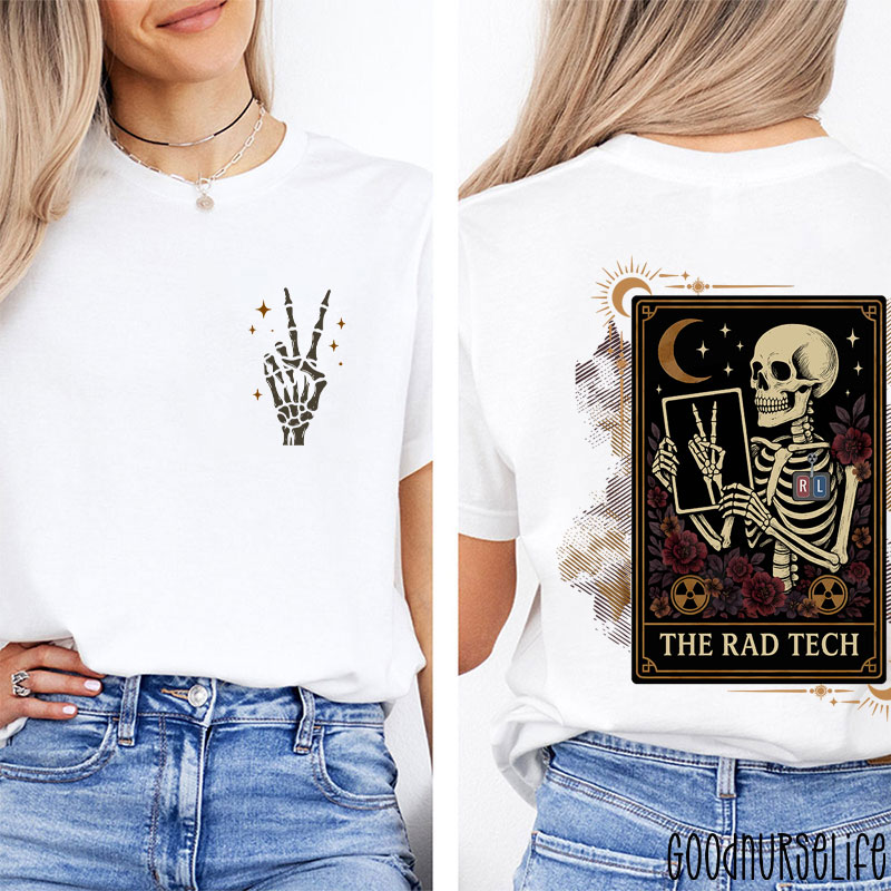 Halloween Radiology The Rad Tech Two Sided T-Shirt