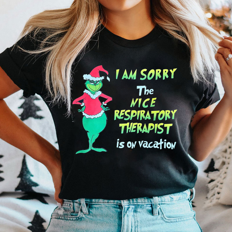 Personalized I Am Sorry The Nice Person Is On Vacation T-Shirt