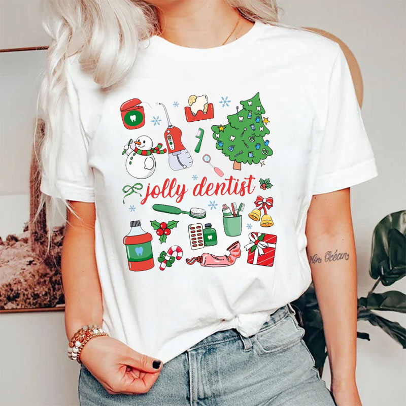 Jolly Dentist Teeth T-Shirt