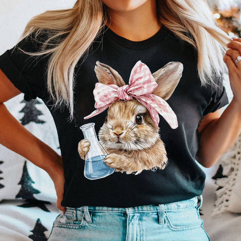 Medical Lab Easter Bunny T-shirt