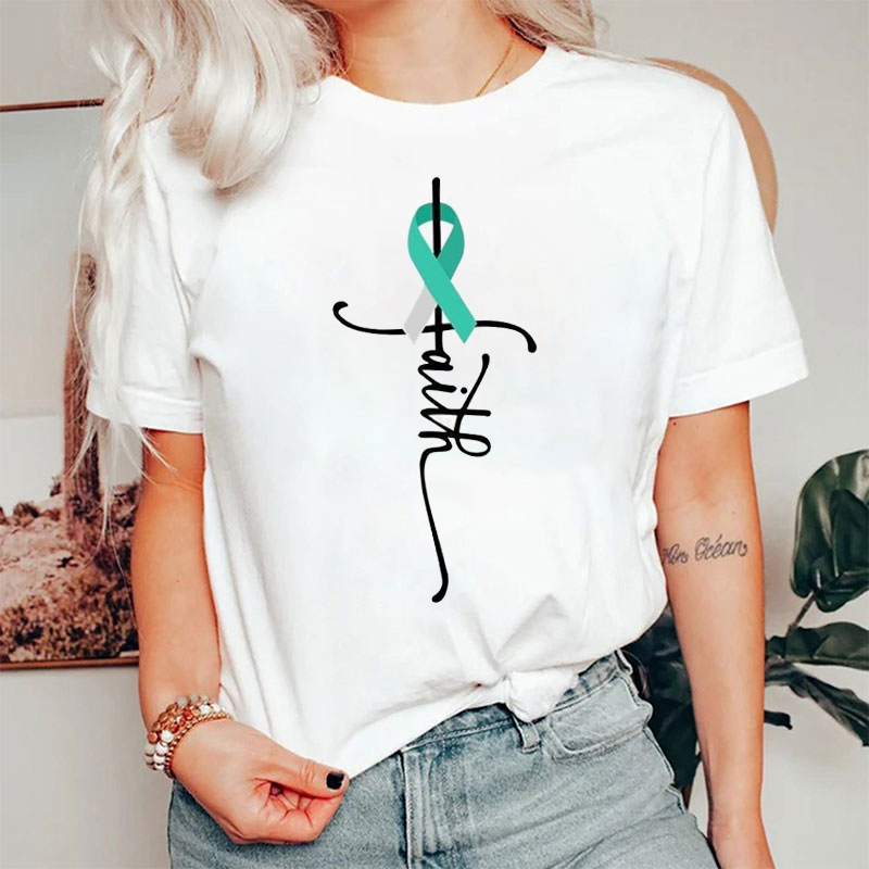 Cervical Cancer Faith T-Shirt