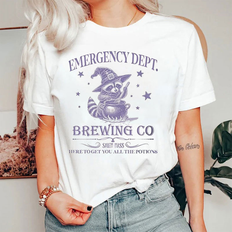 Emergency Room Brewing Co Nurse T-Shirt
