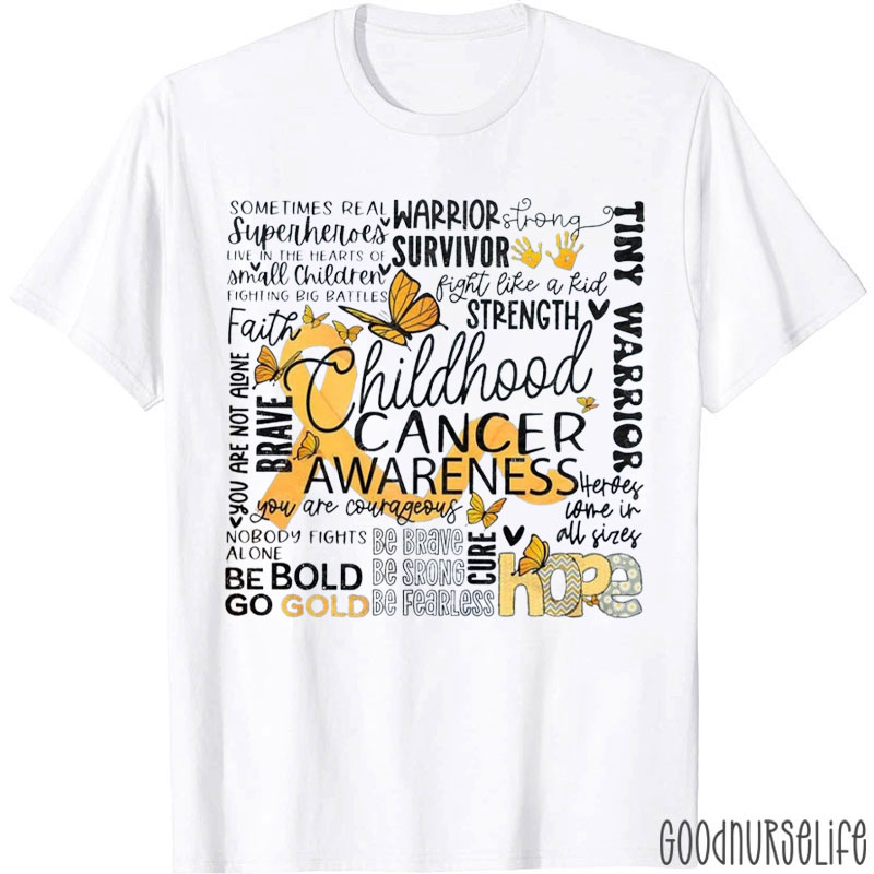 Funny Childhood Cancer Awareness T-Shirt