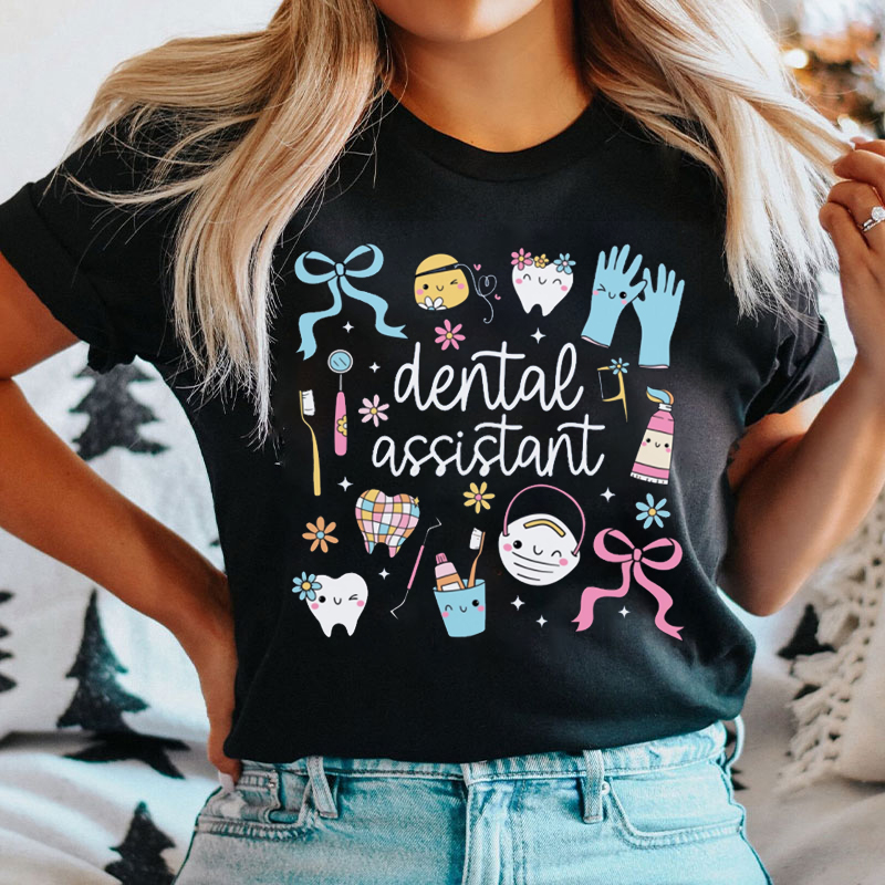Coquette Icon Dental Assistant T-shirt