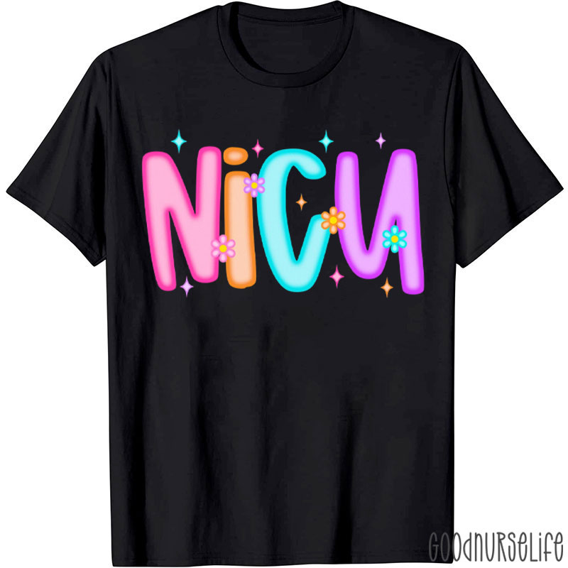 Personalized Funny Flowers Bow Nurse Life Nurse T-Shirt