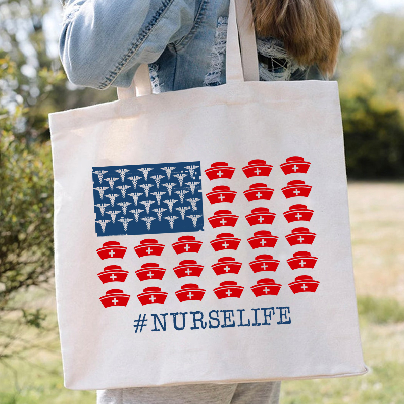 This Is The Life Of A Nurse Tote Bag