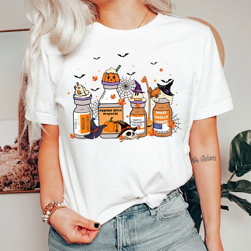 Halloween Nurse Pills T-Shirt