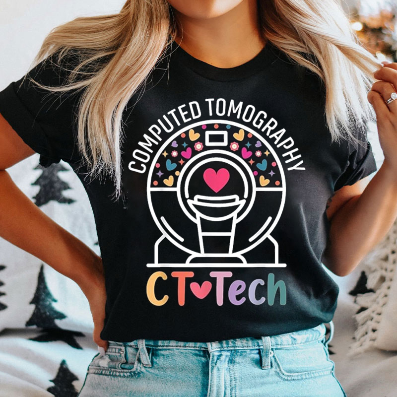 Computed Tomography CT Tech T-shirt