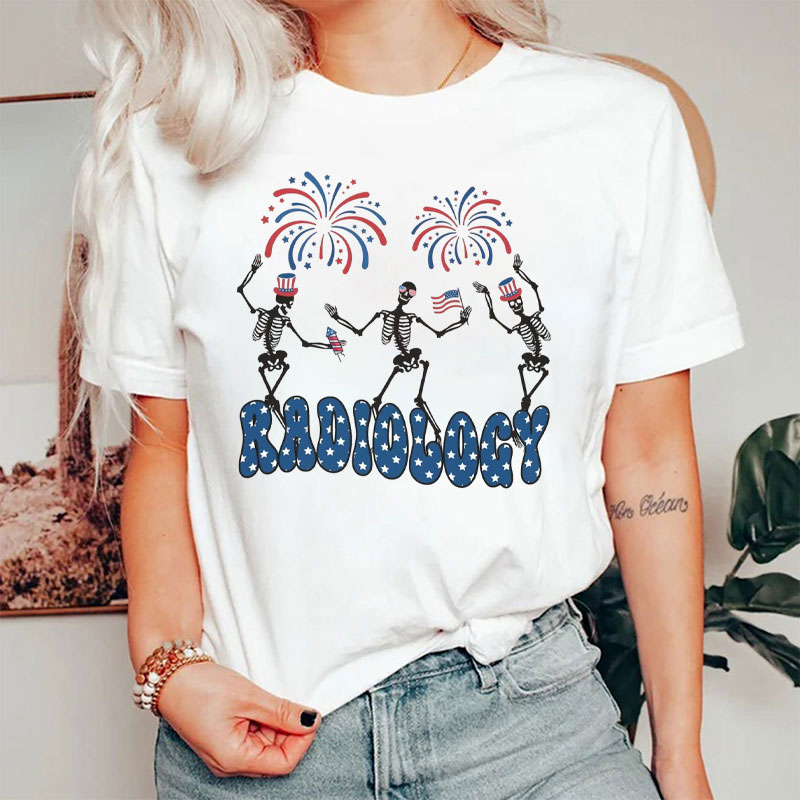 Radiology 4th Of July Rad Tech T-Shirt