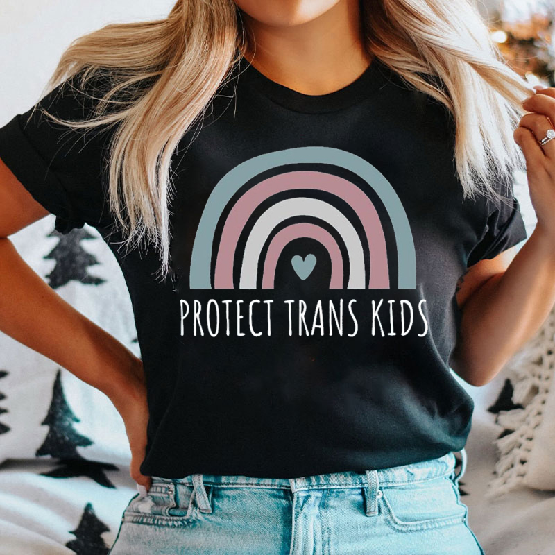 Rainbow Protect Trans Kids T-shirt