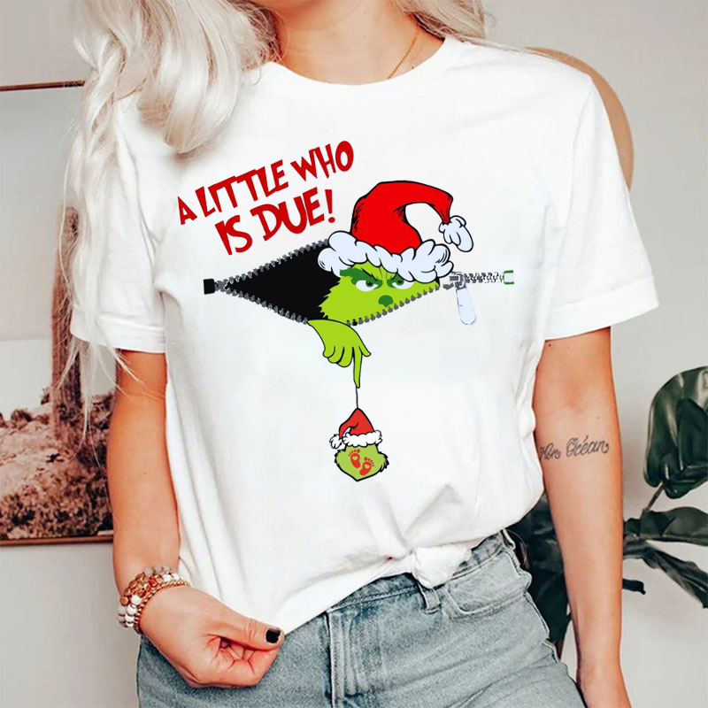 A Little Who Is Due Labor And Delivery Nurse T-Shirt