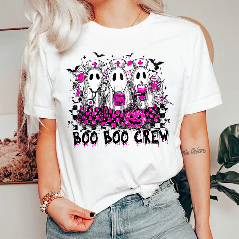 We Are Boo Boo Crew Nurse T-Shirt