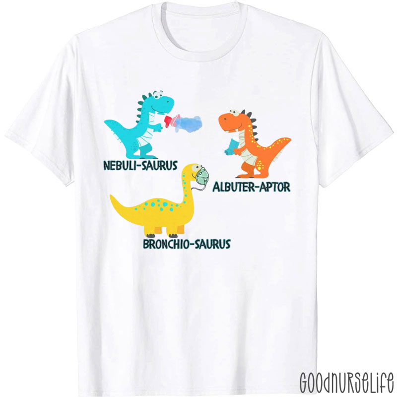 Dinosaur Pediatric Respiratory Therapy T-Shirt