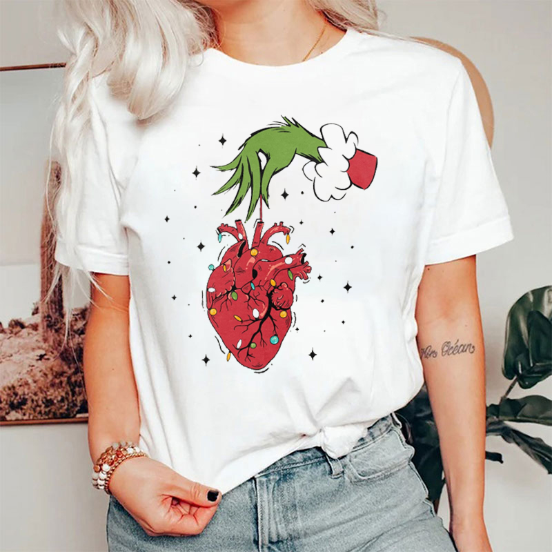 Heart Anatomy Christmas T-Shirt