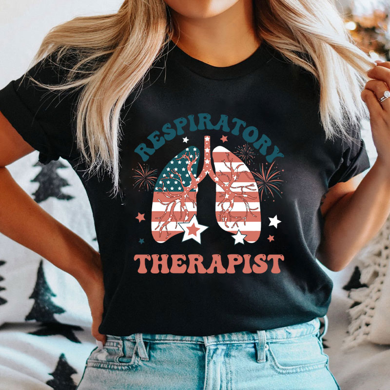 Respiratory Therapist 4th Of July RT Nurse T-Shirt