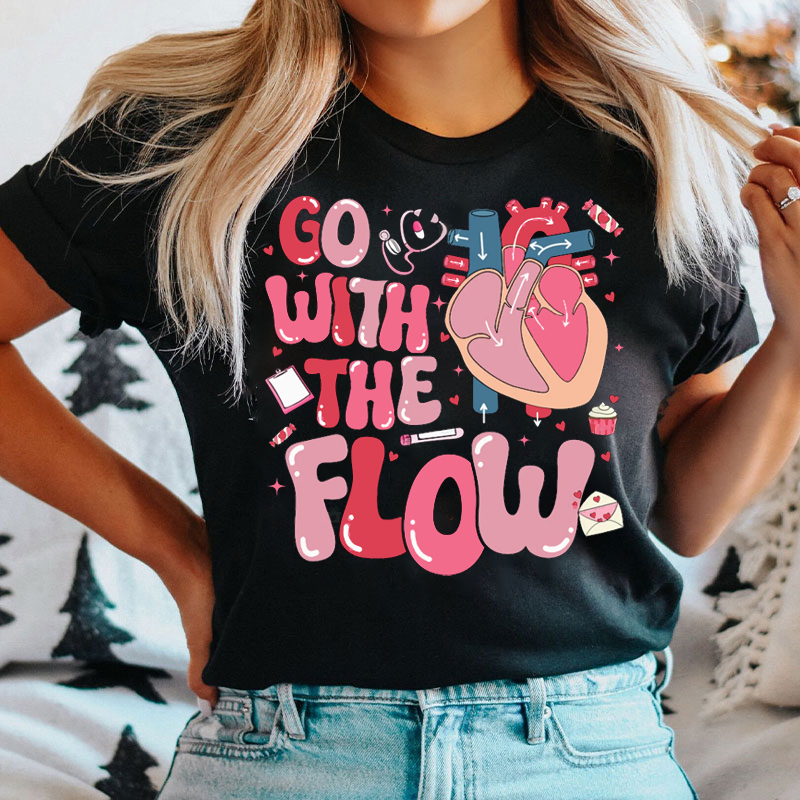 Go With The Flow Cardiac T-shirt