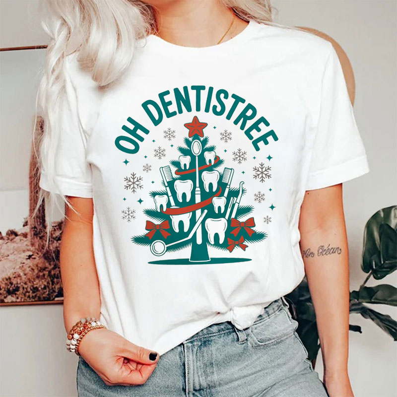 Dentistry Christmas Oh Dentistree T-Shirt