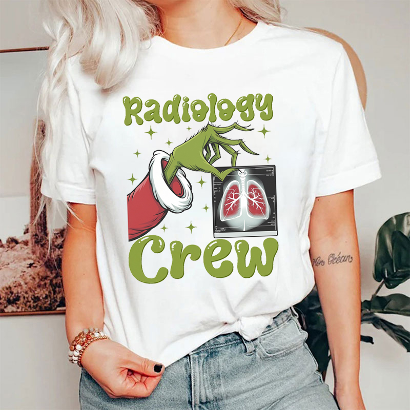 RAD Tech Holiday Radiology Crew T-Shirt