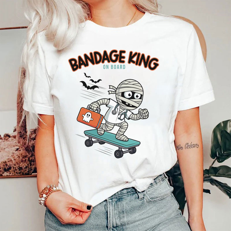 Bandage King On Board Nurse T-Shirt