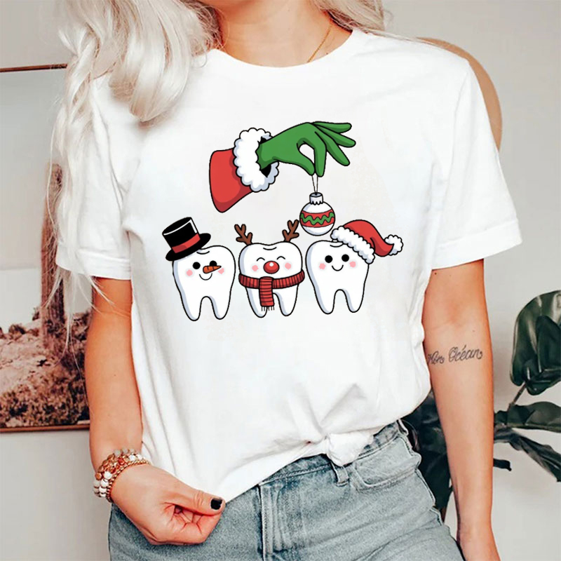 Stolen Teeth Dental Xmas T-Shirt