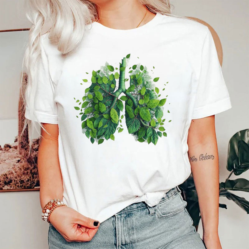 Floral Lungs Respiratory T-Shirt