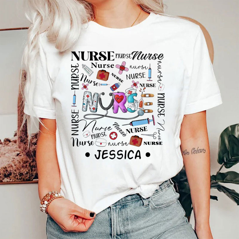 Personalized Nurses Day Registered Nurse T-Shirt