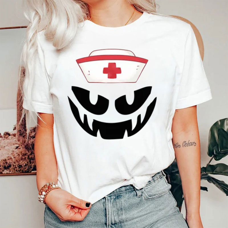 Personalized Halloween Nurse T-Shirt