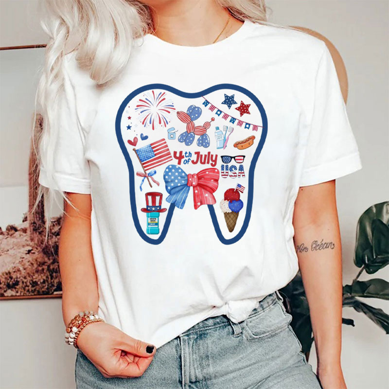 4th Of July Dental Assistant T-Shirt