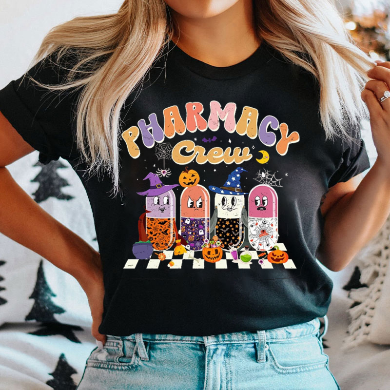Halloween Pharmacy Crew Pharmacist T-Shirt