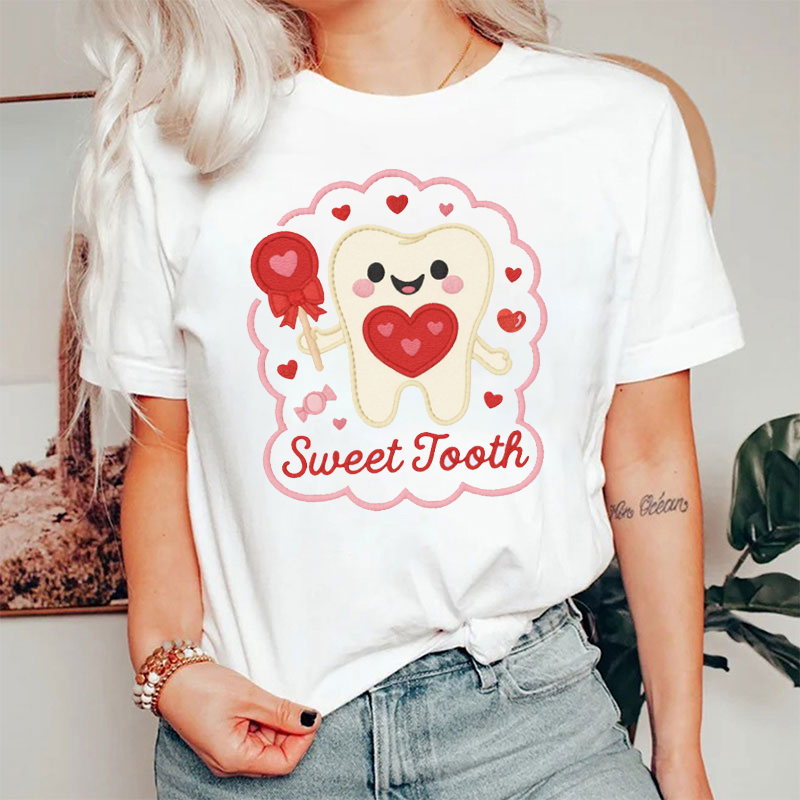 Dentist Staff Valentines T-shirt