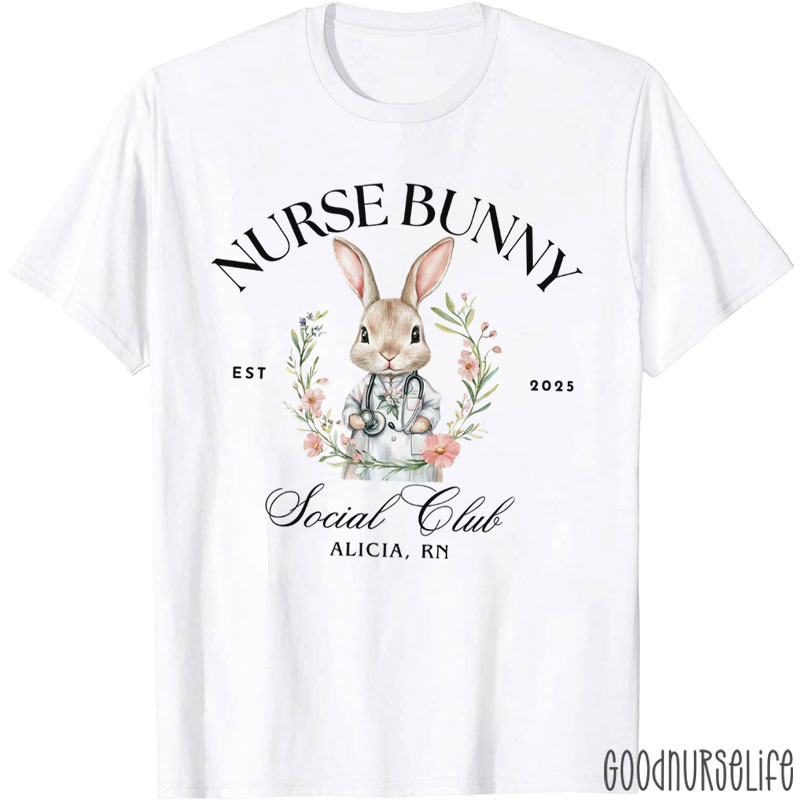 Nurse Bunny Social Club Nurse T-Shirt