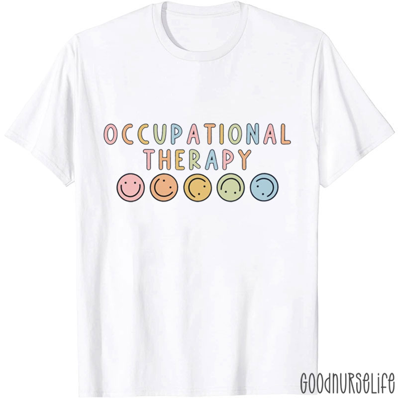 Occupational Therapy Smiley Face T-Shirt