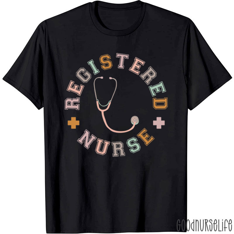 Registered Stethoscope Nurse T-Shirt