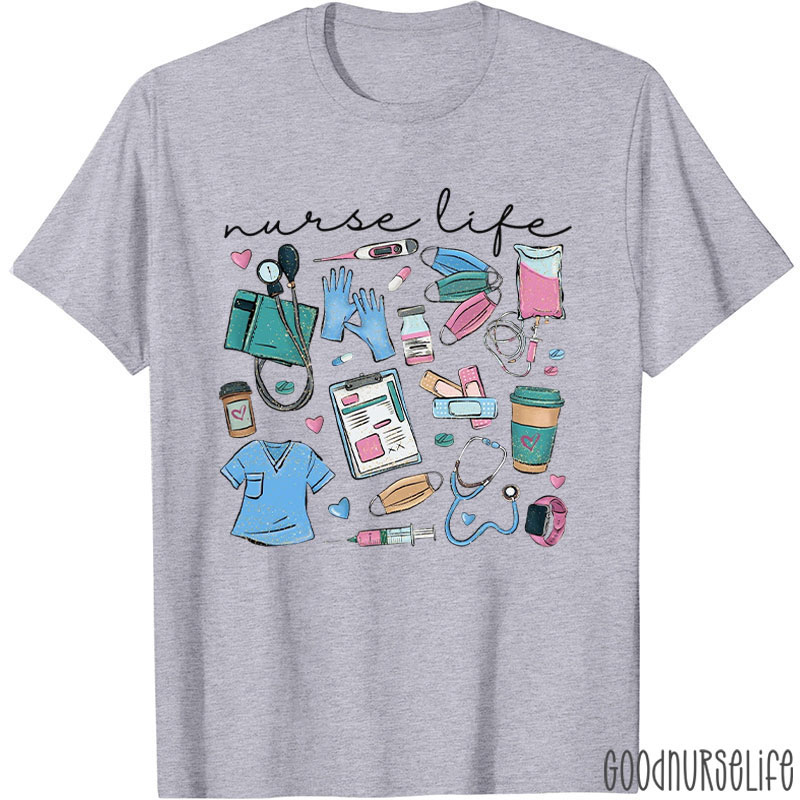 Registered Nurse Sweatshirt Nurse Life RN T-Shirt