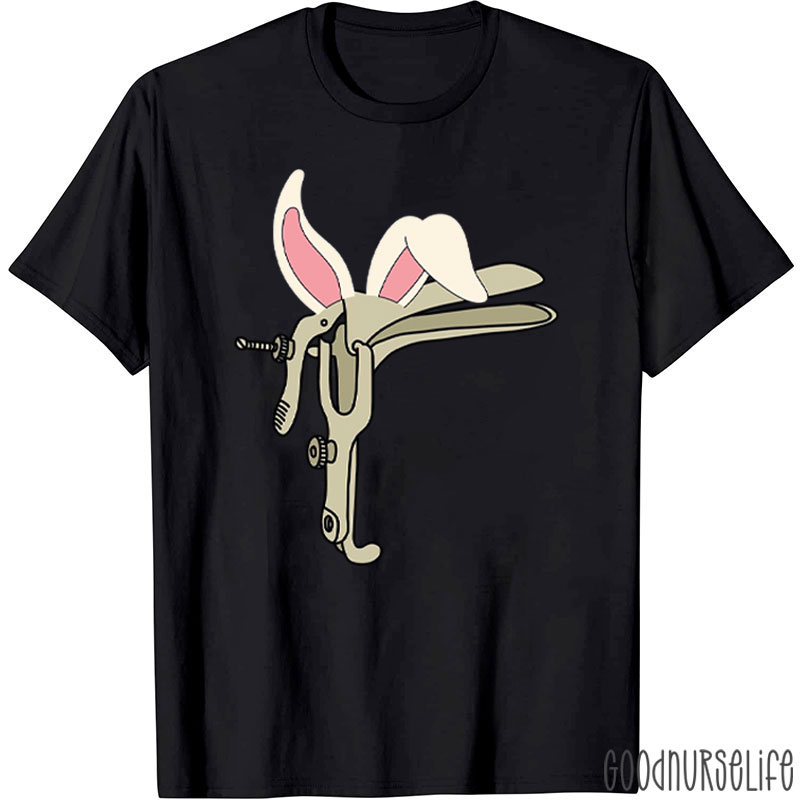 Labor And Delivery Easter Speculum Rabbit Nurse T-Shirt