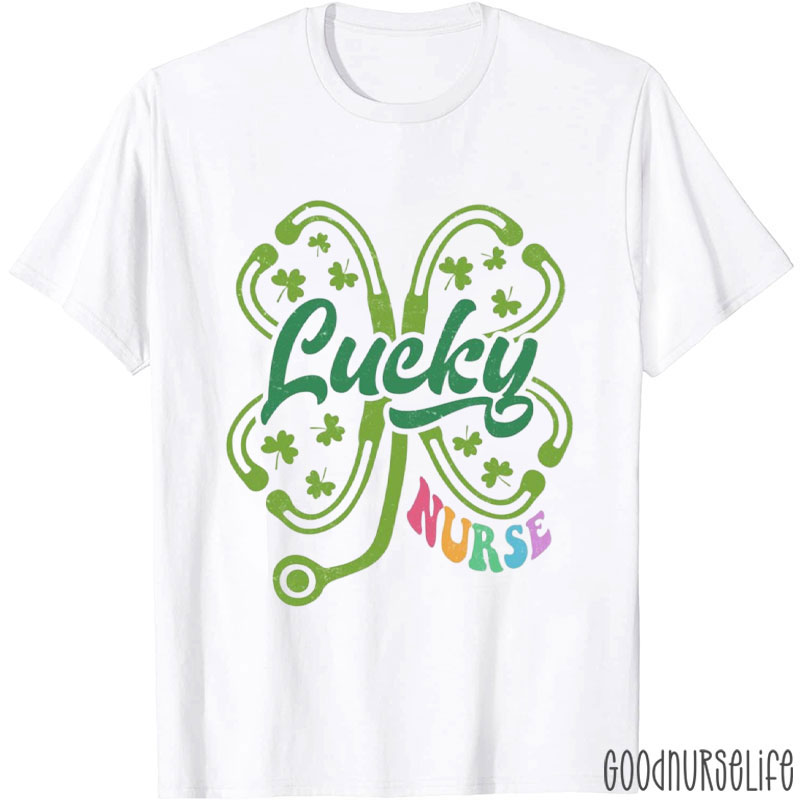 Saint Patrick's Day Lucky Nurse T-Shirt