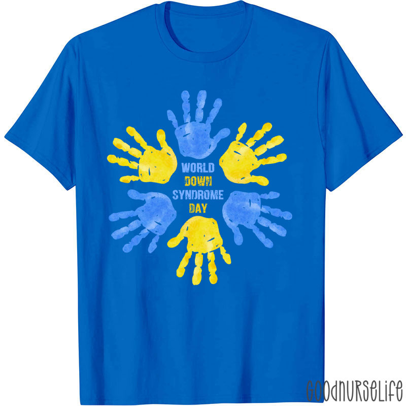 World Down Syndrome Day Awareness Nurse T-Shirt