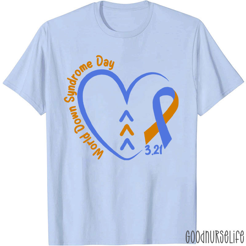 World Down Syndrome Day Nurse T-Shirt