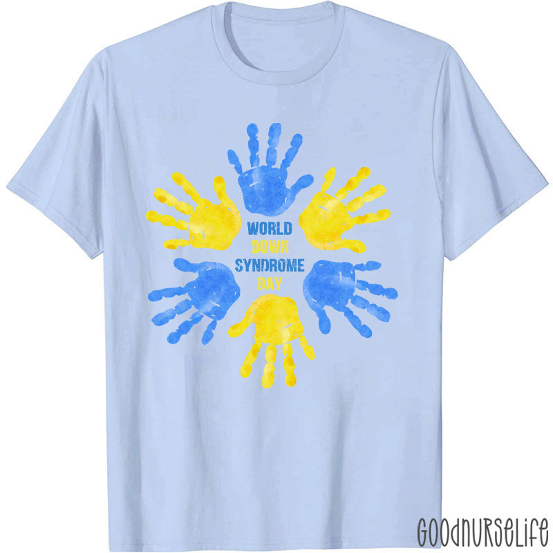 World Down Syndrome Day Awareness Nurse T-Shirt