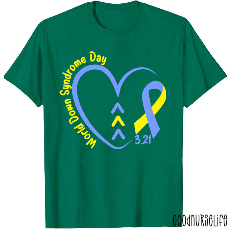 World Down Syndrome Day Nurse T-Shirt