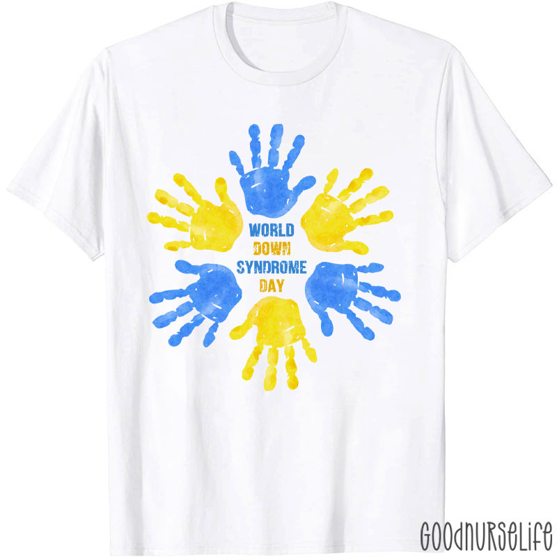 World Down Syndrome Day Awareness Nurse T-Shirt