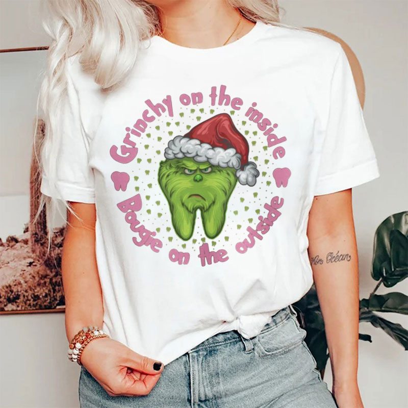 Nasty Inside Bougie On The Outside Nurse T-shirt