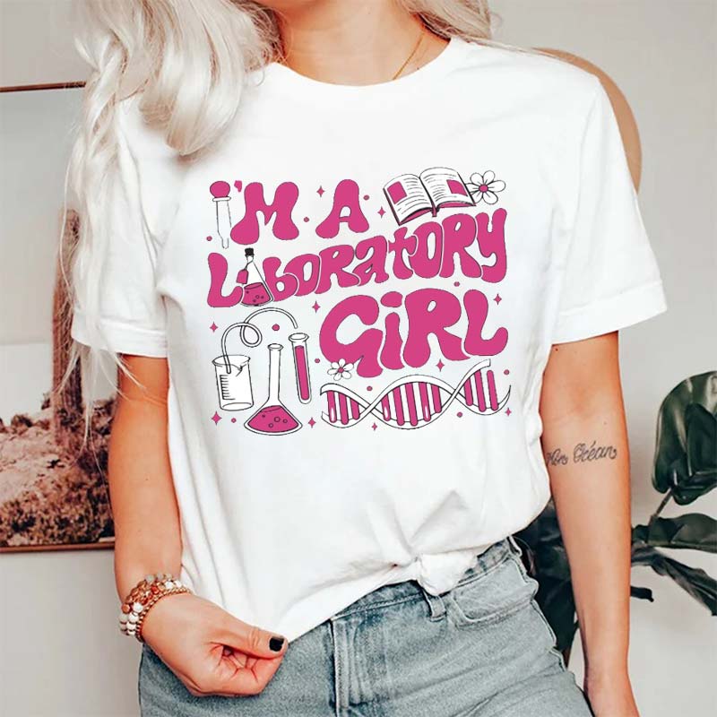 Personalized I'm A Laboratory Girl Boy Nurse T-Shirt