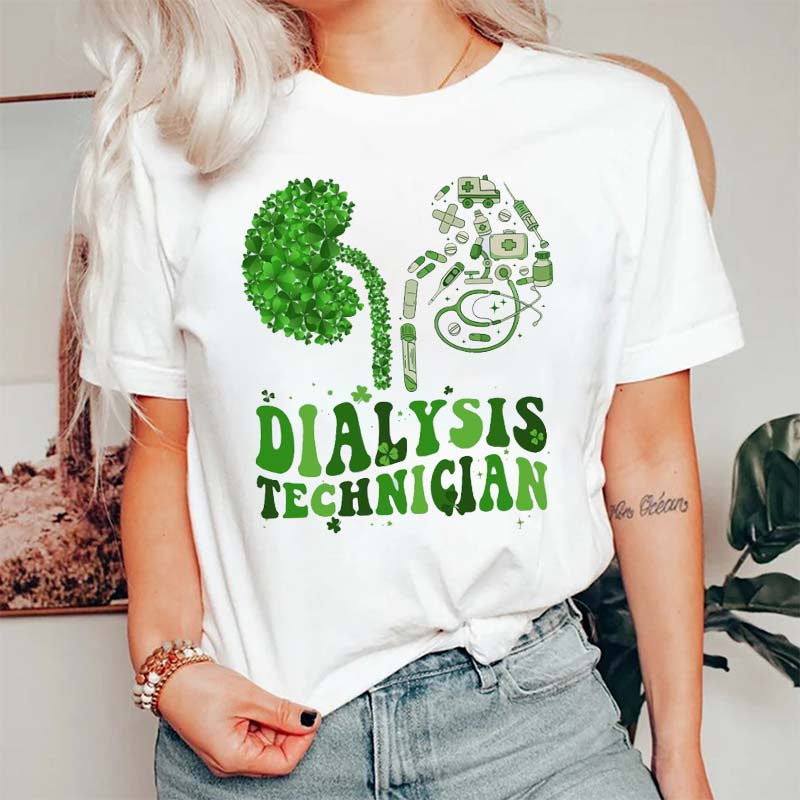 St Patrick Dialysis Technician Nurse T-Shirt