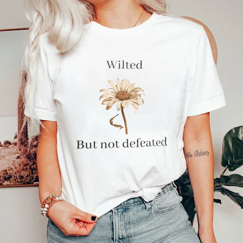 Wilted But Not Defeated Nurse T-Shirt